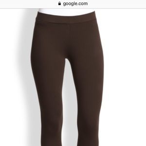 VINCE brown ponte legging pant